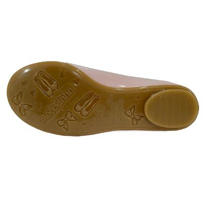 Sapatilha Infantil Molekinha Verniz Laço - Rosa