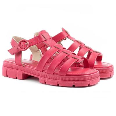 Sandália Moleca Fisherman Flatform Feminina - Pink