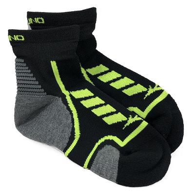 Meia Mizuno Cano Baixo Race Low - Preto e Cinza