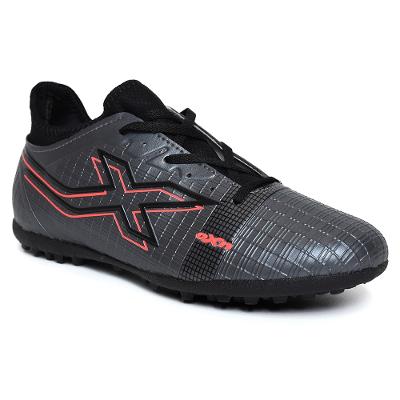 Chuteira Society Oxn Velox 4 Neo Masculina - Grafite e Coral