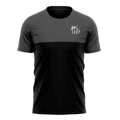Camiseta Santos Bronx Masculina - Preto e Cinza