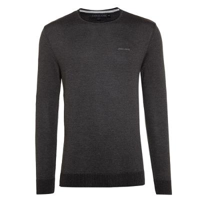 Camisa John John Tricot New Basic Mescla Masculina - Cinza