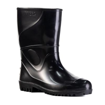 Bota PVC Cano Medio Innpro Work Antiderrapante CA 36025 - Preto
