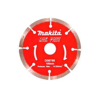Disco Diamantado - Segmentado 105mm - Corte a Seco e Úmido - Makita D08785