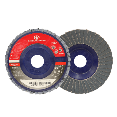 Disco Flap Acabamento 4.1/2" - 115x22mm G120 - Carborundum