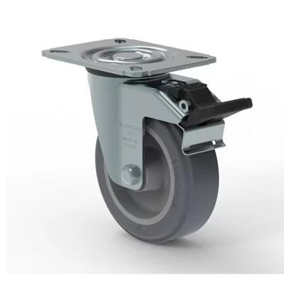 Rodízio Giratório 6" Schioppa 6" com Freio - GL 612 BP G