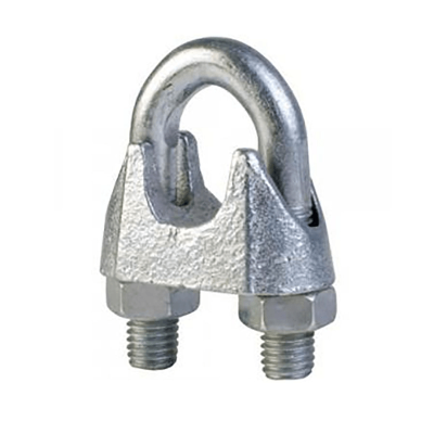Grampo Galvanizado para Cabo de Aço 3/4" Leve