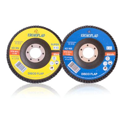 Disco Flap Acabamento 4.1/2" - 115x22,2mm G80 - Kronos Premium