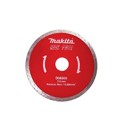 Disco Diamantado - Liso/ Contínuo 110mm - Corte Úmido - Makita D8800