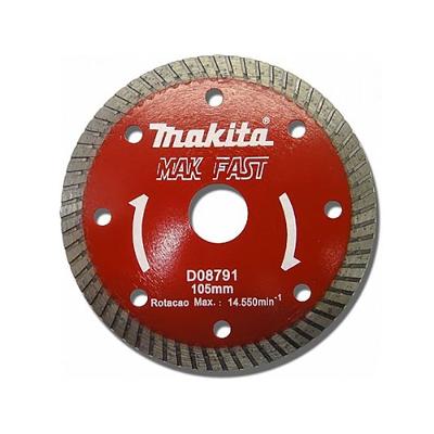 Disco Diamantado - Turbo 105mm - Corte a Seco e Úmido - Makita D8791