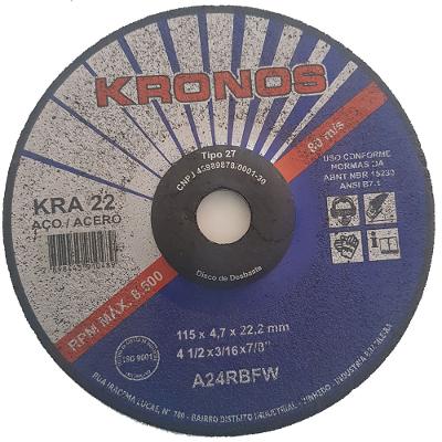Disco de Desbaste 4.1/2" - 115x4,8x22,2mm - Kronos