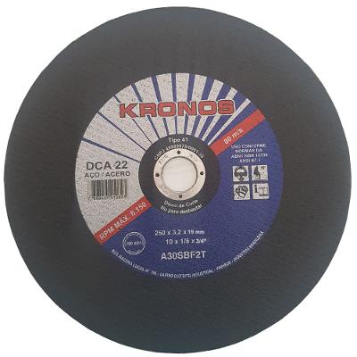 Disco de Corte 10" - 250x3,2x19,05mm - Kronos