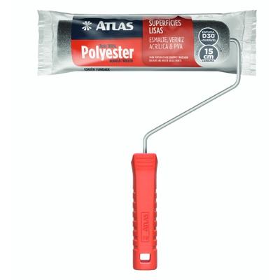Rolo de Pintura Atlas - Espuma Cinza - 15cm