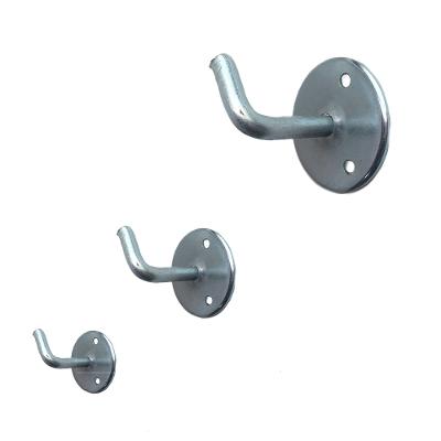 Suporte de Corrimão 75mm - Gancho Zincado 1/2"