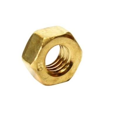 Porca Sextavada Latão - 5/16 - 10 unidades