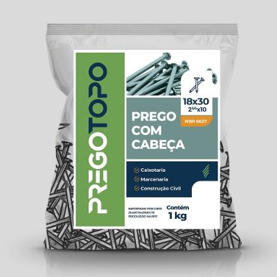 Prego 18x30 - 1kg - TOPO