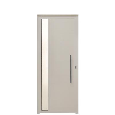 Porta Lambril C/ Visor e Puxador Aluminio Branco 2.10 x 0.90 - Hale