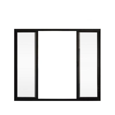 Janela de Correr 4 Folhas S/Grade Alumínio Preto 1.00 x 2.00 Linha Modular - Hale