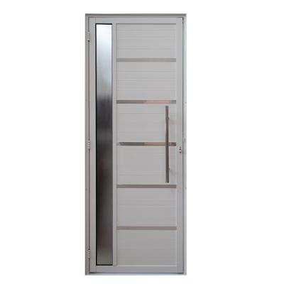 Porta Lambril Solara com Visor e Puxador 1.00 x 2.10 Branca Lado  Esquerdo – Hale