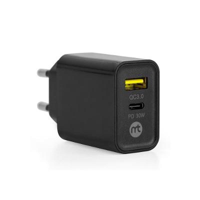 Carregador Universal, Mistertech, USB-C/ USB, 30W, Preto