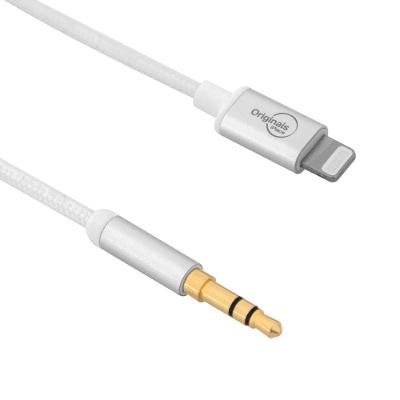 Cabo Auxiliar de Áudio, Lightning para P2, WeLink I200, Originais iPlace, 1,5m, Branco