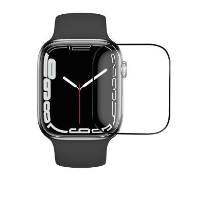 Película 3D Nanoflex Apple Watch 44mm, Originais iPlace, Borda Curva Preta