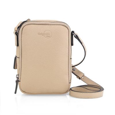 Bolsa de Couro Transversal, Rafa Originais iPlace, Bege