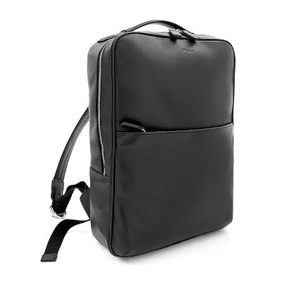 Mochila Preta de Couro para  MacBook 15'' iPlace, Pampas