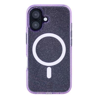 Capa iPhone 16 Originais iPlace, Shine Indução, Lilás