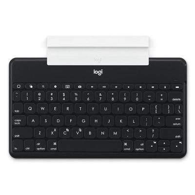 Teclado para iPhone, iPad e Apple TV, Keys-To-Go, Bluetooth, Preto, Logitech