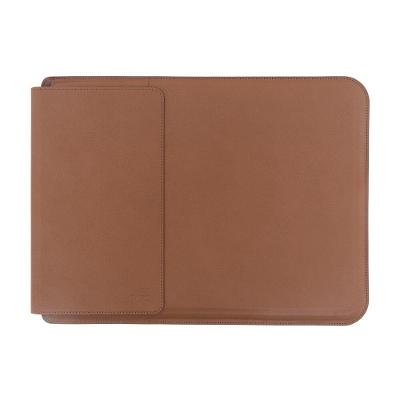 Capa Sleeve com Suporte e Deskpad Marrom para Macbook 16