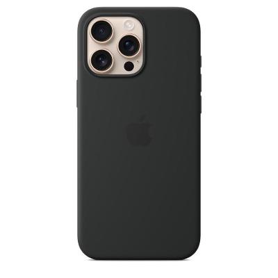 Capa de Silicone com MagSafe iPhone 16 Pro Max, Apple, Preto