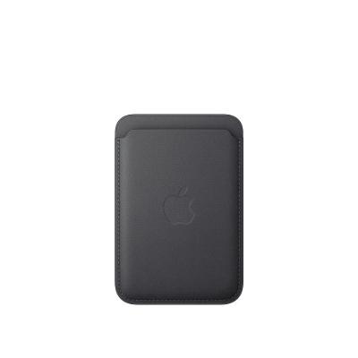 Carteira com MagSafe de tecido FineWoven para iPhone - Preto