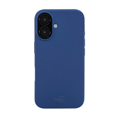 Capa iPhone 16 Originais iPlace, Silicone Essential, Azul 