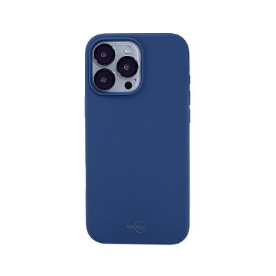 Capa iPhone 16 Pro Originais iPlace, Silicone Essential, Azul 