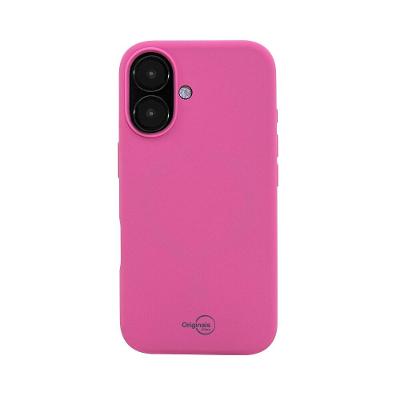 Capa iPhone 16, Originais iPlace, Silicone Essential, Pink 