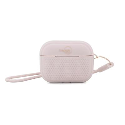 Case para AirPods Pro 2, Silicone com Alça, Linha Beagá, iPlace, Rosa Chá 