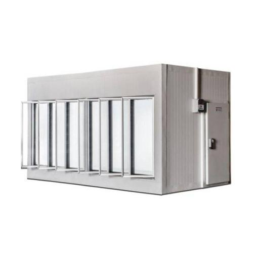 Walk in Cooler Gallant Resfriados 6 Portas Vidro com Piso Painel 220V/3F CWRCP-06