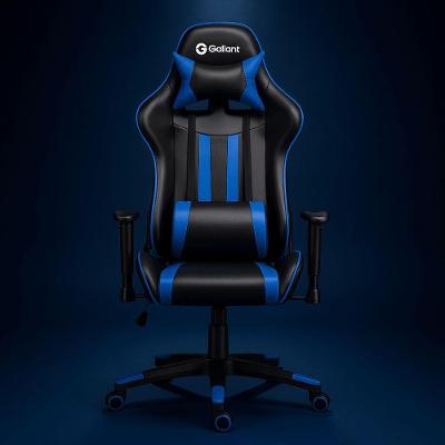 Cadeira Gamer Pro Giratória Altura Regulável Preta E Azul Gallant - (Gcd10gpub-Az)