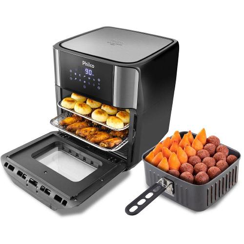 Fritadeira Elétrica Air Fry Oven Philco 12 Litros Preto 220V PFR2200P 