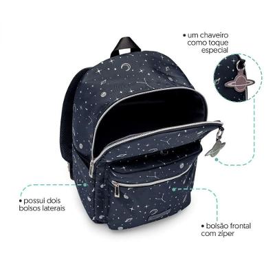 Mochila Role Galaxia Marinho