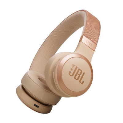 Fone de Ouvido Bluetooth JBL Live 670 com cancelamento de ruído Bege