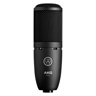 Microfone AKG P120 condensador cardioide preto