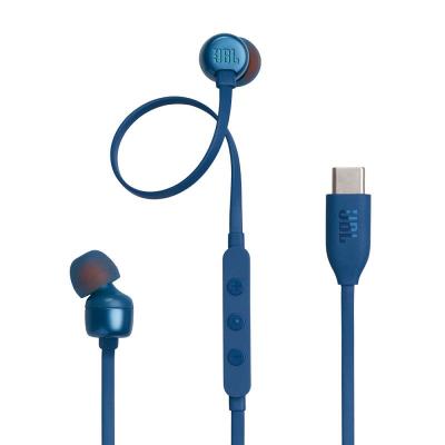 Fone de Ouvido JBL Tune 310 com entrada USB-C Azul