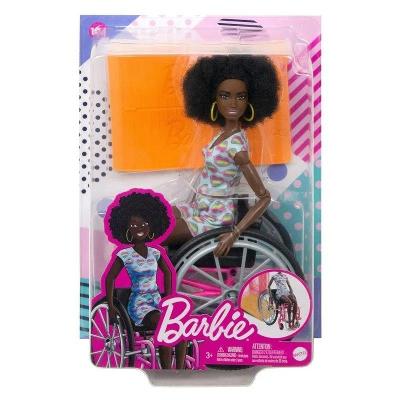Barbie Fashionista - Cadeira de Rodas Negra HJT14 - Mattel