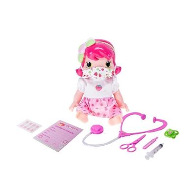 Boneca Baby Moranguinho Dodoi com Máscara - Mimo Toys