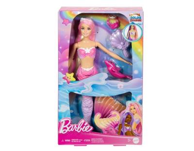 Barbie Sereia Cores Mágicas Cabelo Rosa -  HRP96 - Mattel