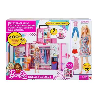Boneca Barbie Dream Closet Armário Dos Sonhos Hgx57 - Mattel