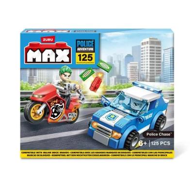 Blocos para Montar Max Aventura Perseguição Policial-Candide