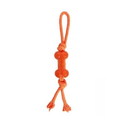 Brinquedo para Pet Mordedor de Ossinho e Corda - The Pets